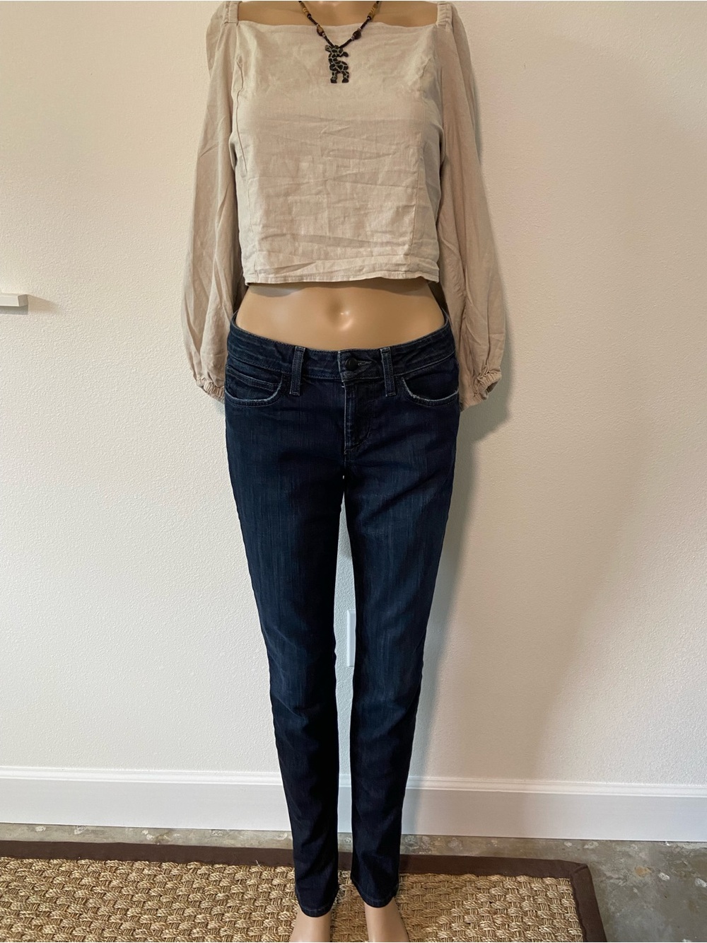 VTG Joe's Jeans Chelsea Dk Blue Skinny Jeans Y2K size 27